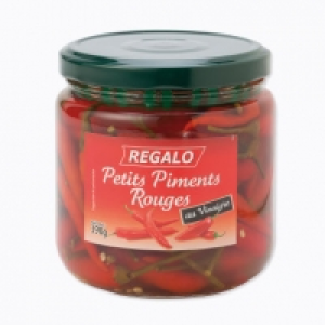 Petits piments rouges au vinaigre 1.29 €