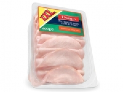 Poitrine de dinde ou jambon cuit et fumé