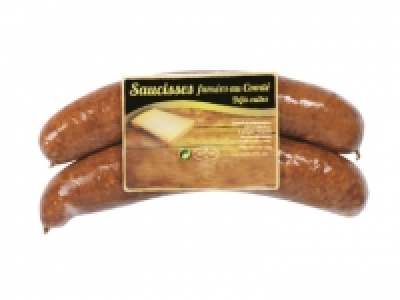 2 saucisses fumées au Comté 2.09 €