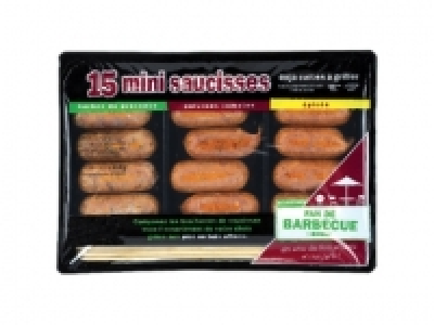 15 mini saucisses précuites