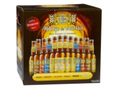 Sélection de 12 bières de dégustation Abbaye de Vauclair 11.99 €