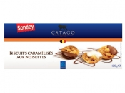 Biscuits caramélisés aux noisettes