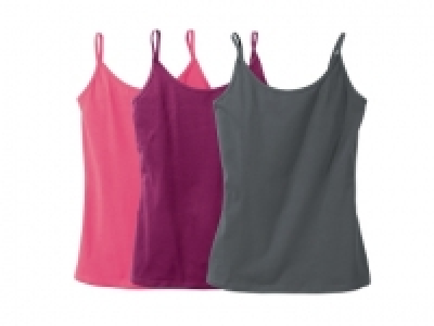 3 débardeurs à fines bretelles femme 7.49 €