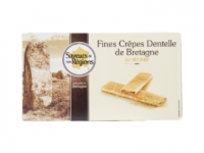 Fines crêpes dentelle de Bretagne au beurre