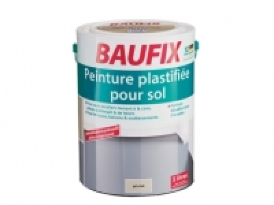 Peinture plastifi&eacute;e pour sol gris