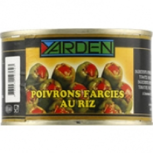 Yarden Poivrons farcies au riz