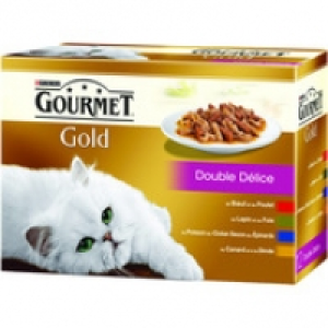 Gourmet Aliment complet pour chat adulte, Dpuble d&eacute;lice, les mousselines,les n