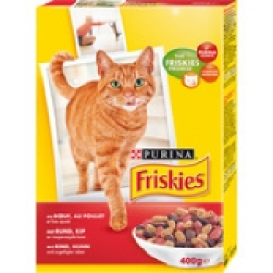 Friskies Croquettes pour chat adulte Vitality+, au Boeuf, poulet et au foie
