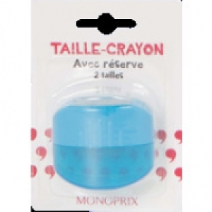 Monoprix Taille crayon avec r&eacute;serve, 2 tailles