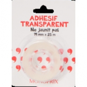 Monoprix Adh&eacute;sif transparent