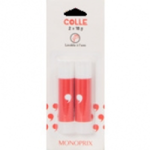 Monoprix Lot batons de colles, 10gr