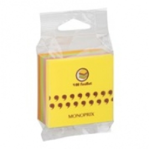 Scotch Feuilles carr&eacute;es, repositionnables, 4 couleurs