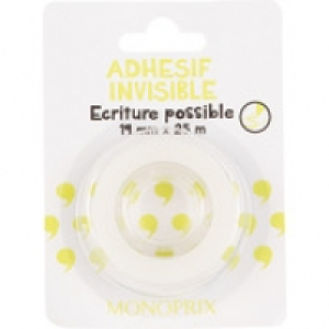 Monoprix Adh&eacute;sif invisible