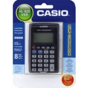 Casio Calculatrice de poche HL820 Ver