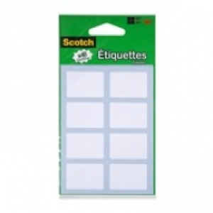 Scotch Etiquettes blanches, 24x35mm