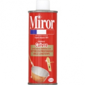 Miror Formule cuivre, Nettoyant laiton, bronze, aluminium, acier