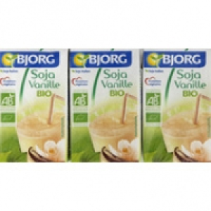 Bjorg Boisson au soja et &agrave; la vanille, certifi&eacute; AB