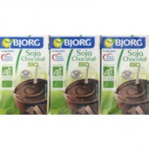 Bjorg Boisson &agrave; base de soja et au chocolat, certifi&eacute; AB