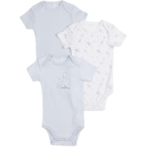 In Extenso Lot de 3 bodies bébé