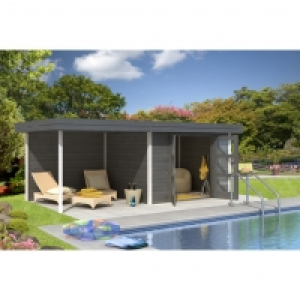 Abri de jardin bois CHATEL 5 / 13.40m&sup2; 1.00&nbsp;&euro;