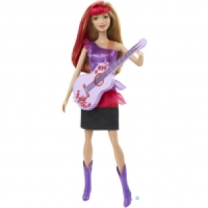 Mattel Poup&eacute;e amie Rockn Royale Guitare