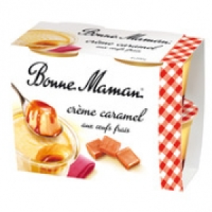 Bonne Maman Crème aux oeufs frais, caramel
