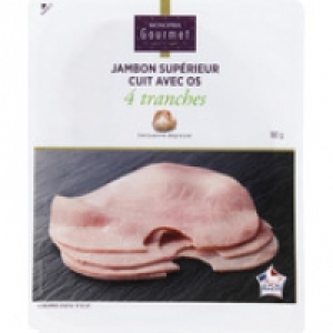 Monoprix Gourmet Jambon supérieur cuit avec os