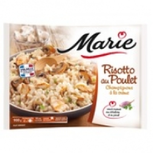 Marie Risotto au poulet, champignons &agrave; la cr&egrave;me, plat surgel&eacute;