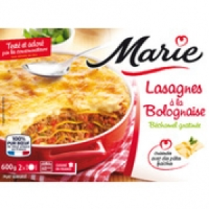 Marie Lasagnes &agrave; la bolognaise b&eacute;chamel gratin&eacute;e