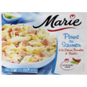 Marie Penne au Saumon &agrave; la cr&egrave;me, tomates et basilic, plat surgel&eacute;