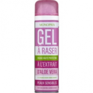 Monoprix Gel &agrave; raser peaux sensibles