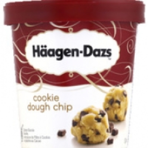 H&auml;agen Dazs Cookie dough chip, Cr&egrave;me glac&eacute;e vanille avec morceaux de p&acirc;te &agrave; cookie