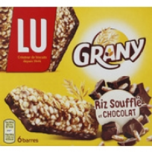 Lu Barres au riz souffl&eacute; et chocolat