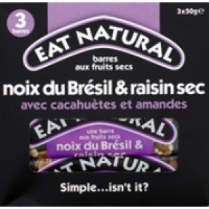 Eat Natural Barres aux fruits secs avec noix du bresil, raisins secs amandes, caca