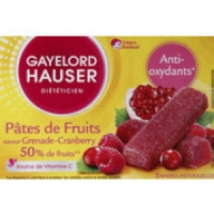 Gayelord Hauser P&acirc;te fruits grenade cranberry