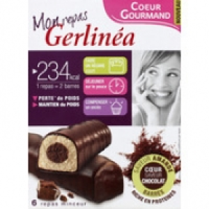 Gerlin&eacute;a Barre repas coeur savueur chocolat et amande