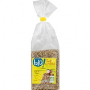 Monoprix Bio Toast aux 3 graines, tournesol, lin et s&eacute;same, certifi&eacute; AB