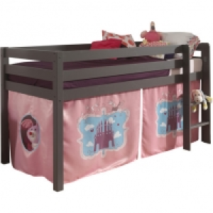 Lit mi-hauteur en pin taupe WOODY, 9 mod&egrave;les 289.00&nbsp;&euro;