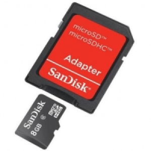 Micro SDHC 8 Go + Adaptateur - Carte mémoire 6.49 €