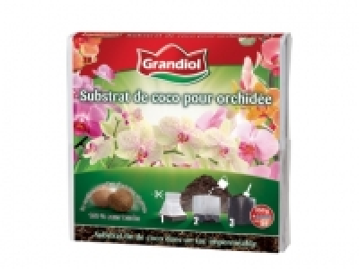 Substrat de coco pour orchid&eacute;e