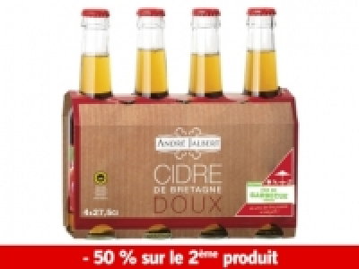 Cidre de Bretagne doux ou brut IGP