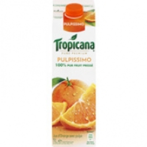 Tropicana Pur jus doranges press&eacute;es avec pulpe, Pulpissimo