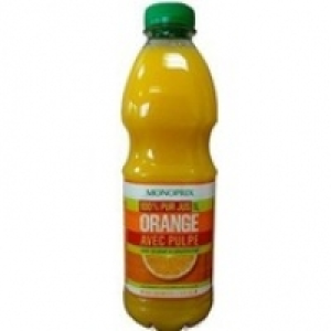 Monoprix Pur jus dorange avec pulpe