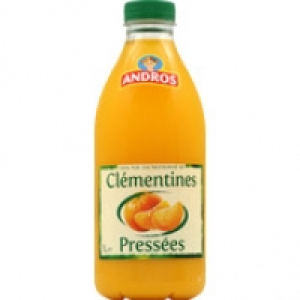 Monoprix Andros Jus de clémentines pressées 100% pur jus