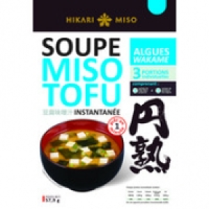 Hikari Miso Soupe miso tofu instantanée, algues wakame