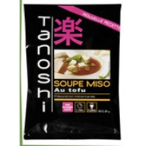 Tanoshi Soupe miso au tofu
