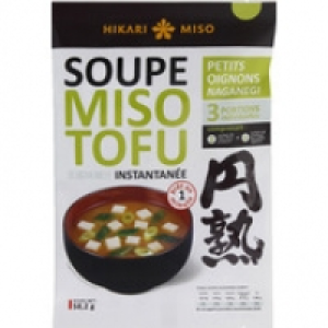 Hikari Miso Soupe miso tofu instantanée, petits oignons naganegi