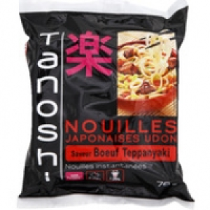 Tanoshi Nouilles udon instantanées boeuf