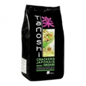 Tanoshi Crackers japonais, saveur wasabi