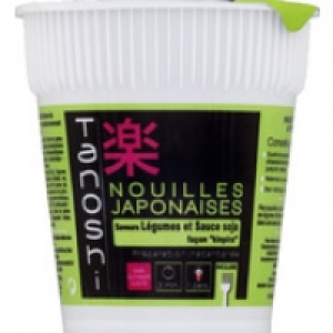 Tanoshi Nouilles japonaises saveur légumes et sauce soja